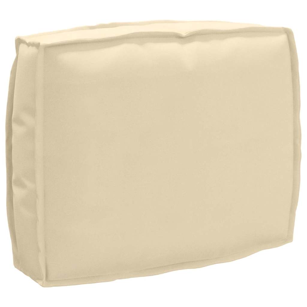 Juego cojines palé VidaXL 2uds tela oxford beige