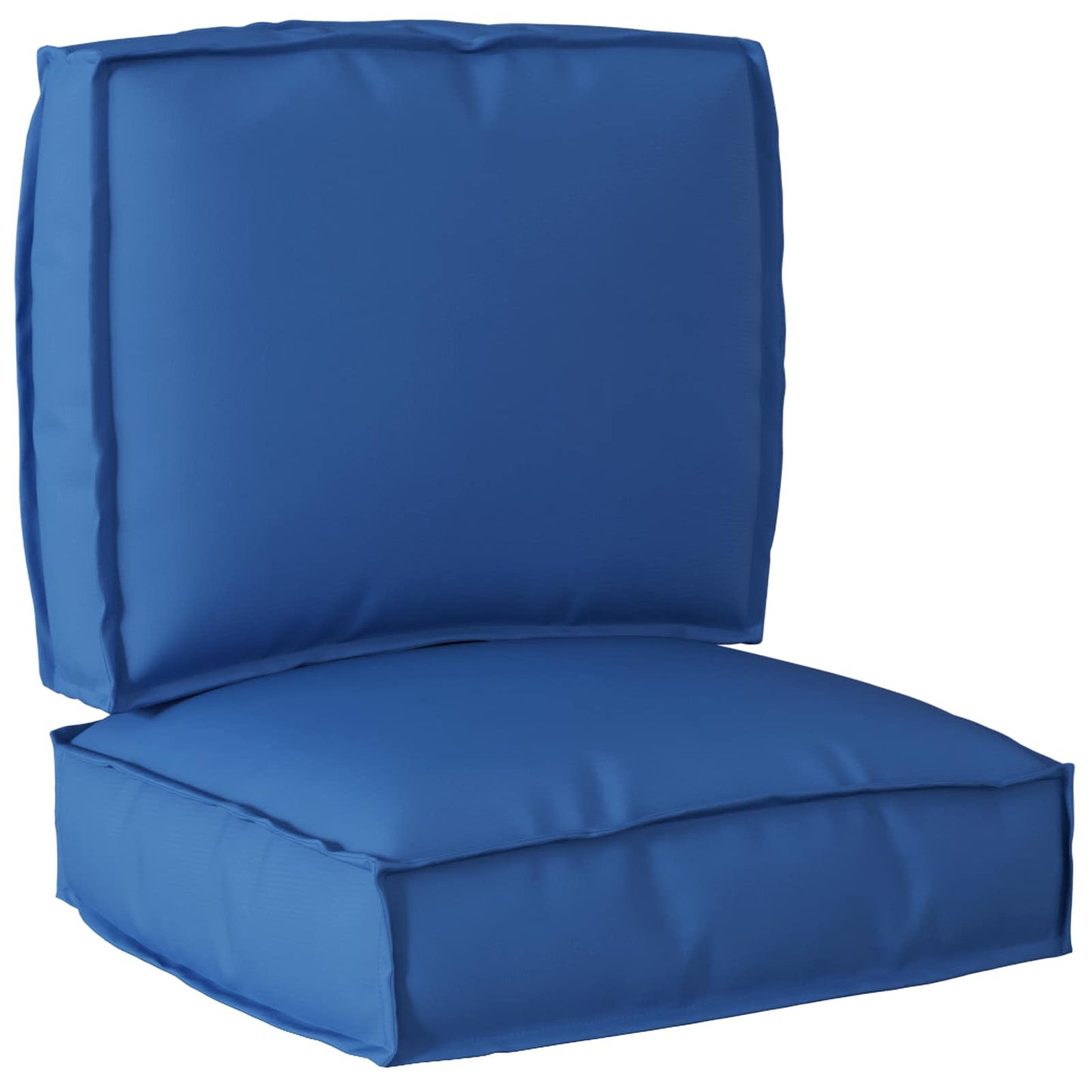 Juego de cojines palet VidaXL 2 piezas tela oxford azul royal