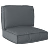 Set cuscini per pallet VidaXL 2 pezzi in tessuto oxford antracite