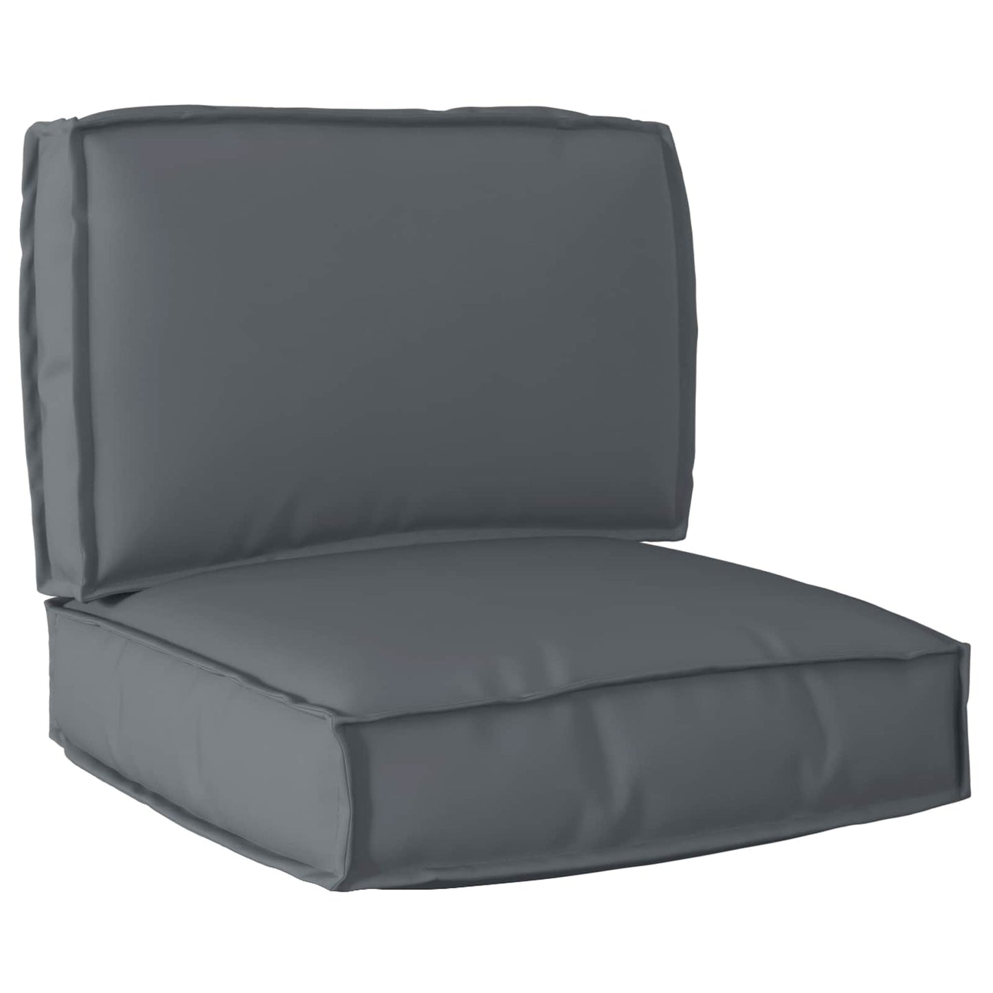 Set cuscini per pallet VidaXL 2 pezzi in tessuto oxford antracite