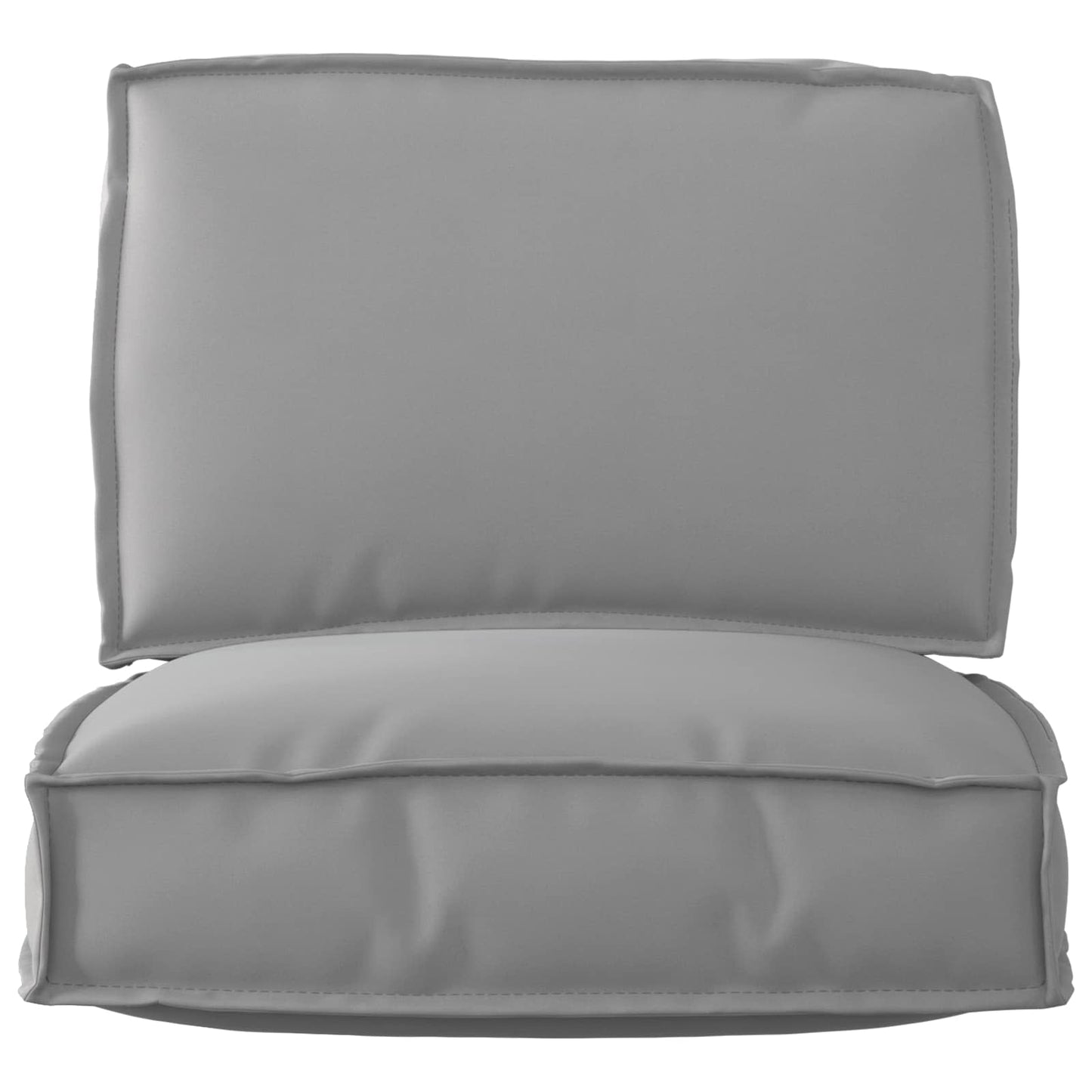 Set cuscini per pallet VidaXL 2 pezzi in tessuto oxford grigio