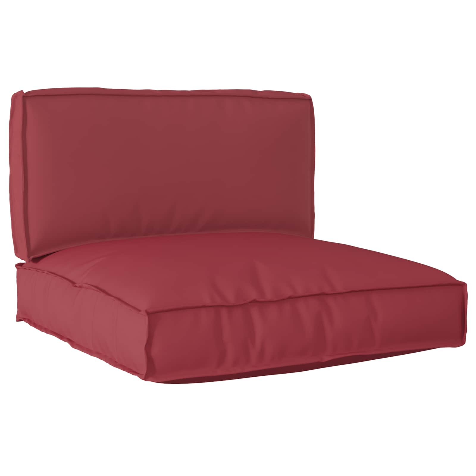 Set di cuscini per pallet VidaXL 2 pezzi in tessuto oxford color crema