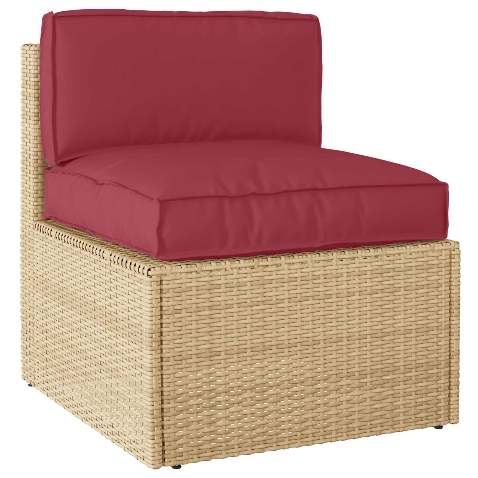 Set di cuscini per pallet VidaXL 2 pezzi in tessuto oxford color crema