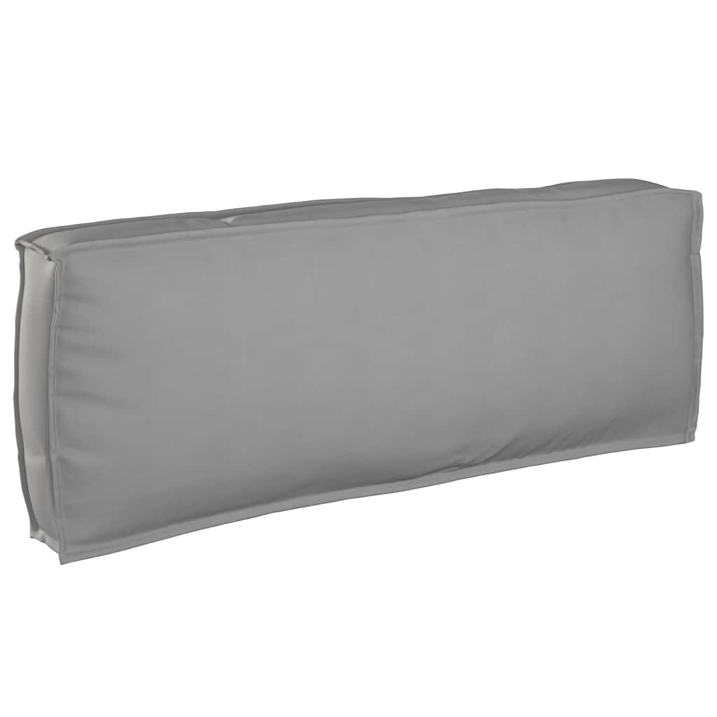 Set cuscini per pallet VidaXL 2 pezzi in tessuto oxford grigio