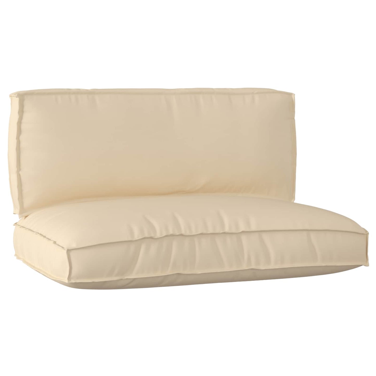 Juego cojines palé VidaXL 2uds tela oxford beige