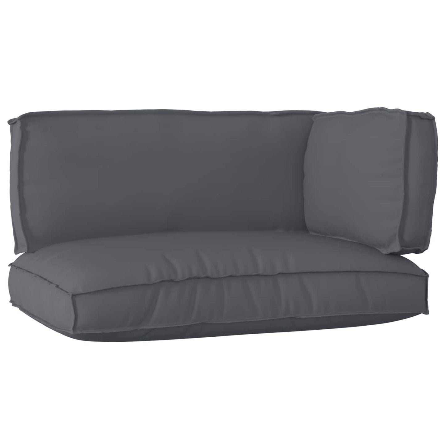 Set cuscini per pallet VidaXL 3 pezzi in tessuto oxford antracite