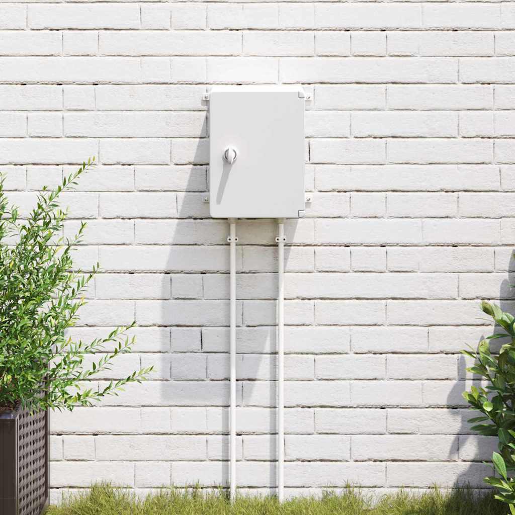 Vidaxxl caja de control gris 47 x 20 x 60 cm plástico abs