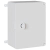 Vidaxxl caja de control gris 47 x 20 x 60 cm plástico abs