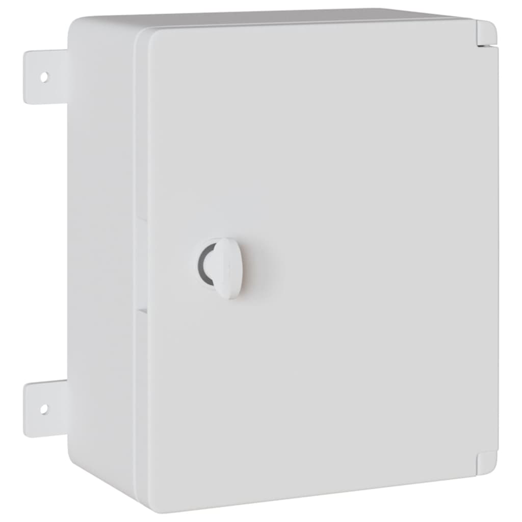 Vidaxl bedieningskast grijs 47 x 20 x 60 cm abs kunststof