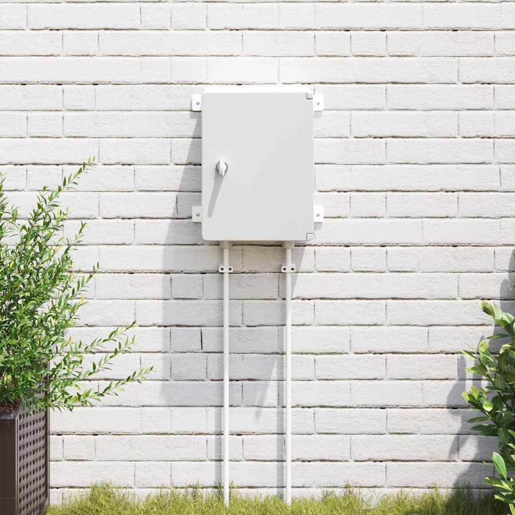Vidaxxl caja de control gris 47 x 20 x 60 cm plástico abs