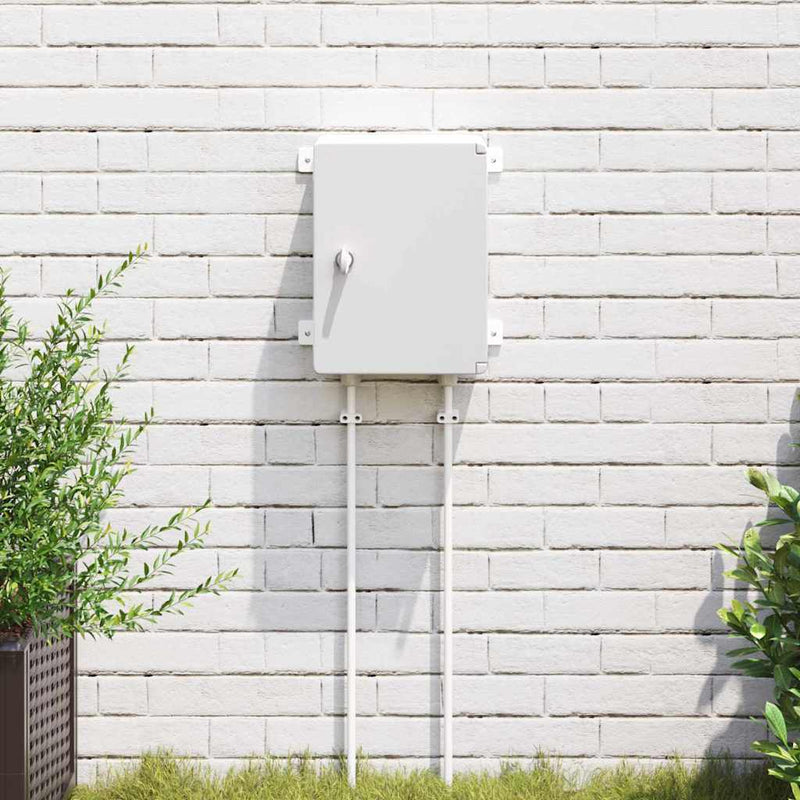Vidaxxl caja de control gris 47 x 20 x 60 cm plástico abs