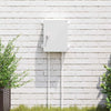 Vidaxl bedieningskast grijs 47 x 20 x 60 cm abs kunststof