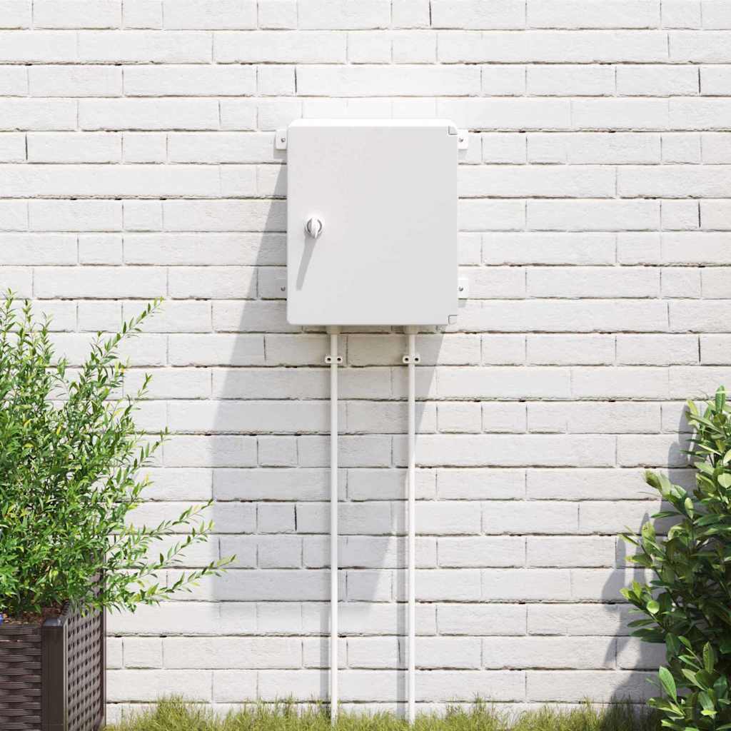 Vidaxxl caja de control gris 47 x 20 x 60 cm plástico abs