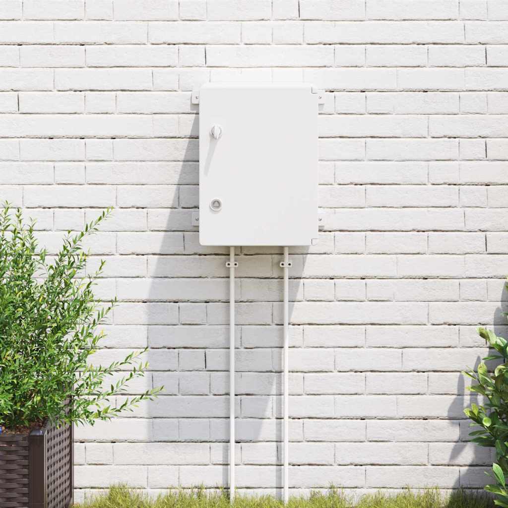 Vidaxxl caja de control gris 47 x 20 x 60 cm plástico abs