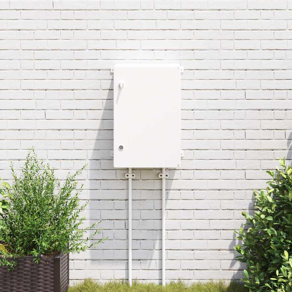 Vidaxxl caja de control gris 47 x 20 x 60 cm plástico abs