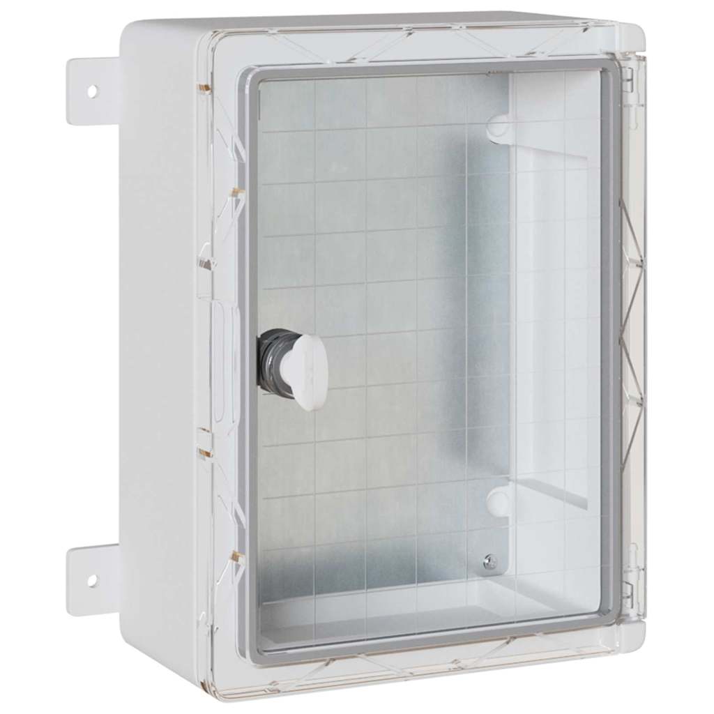 Vidaxl bedieningskast grijs 47 x 20 x 60 cm abs kunststof