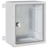 Vidaxl bedieningskast grijs 30 x 16,5 x 35 cm abs kunststof