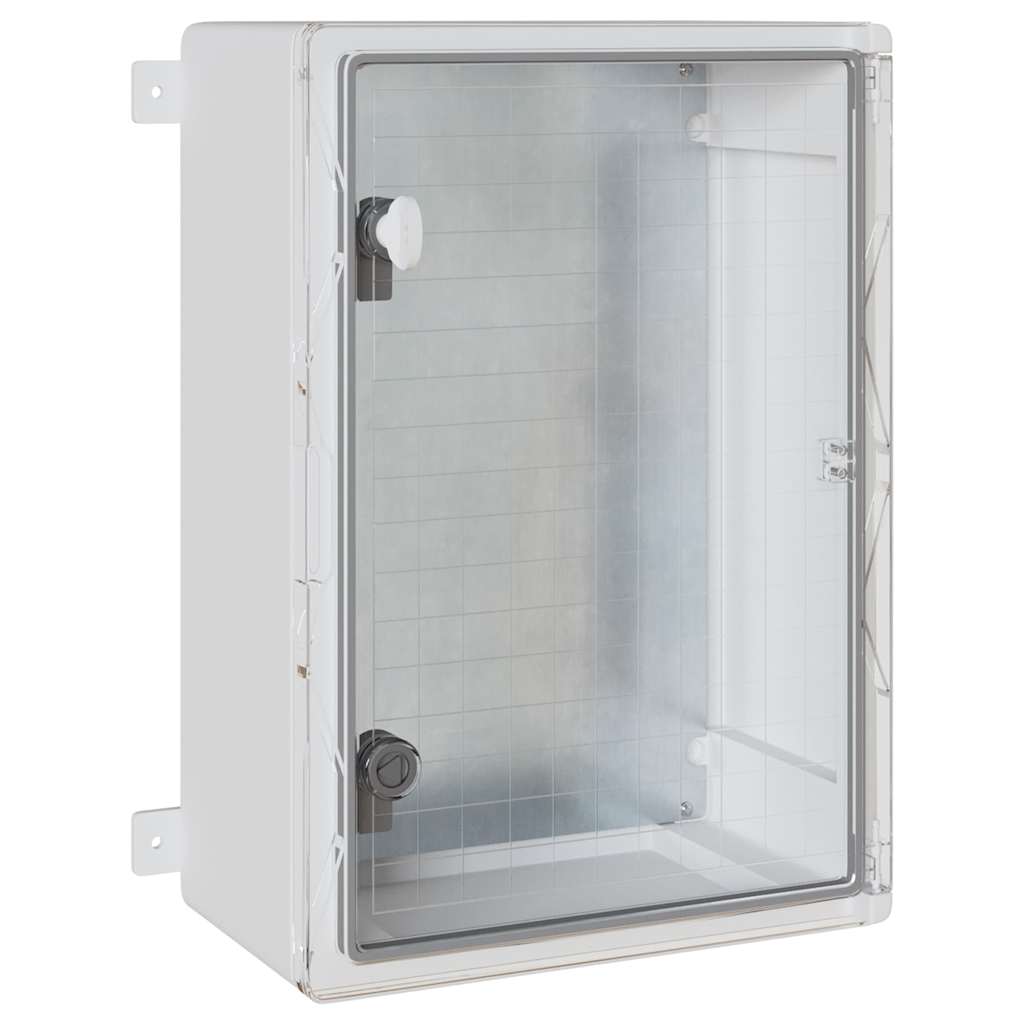 Scatola di controllo Vidaxxl grigia 35 x 19,5 x 50 cm in plastica abs
