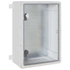 Vidaxl bedieningskast grijs 35 x 19,5 x 50 cm abs kunststof