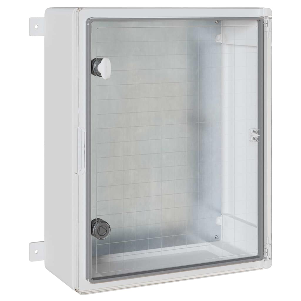 Scatola di controllo Vidaxxl grigia 40 x 17,5 x 50 cm in plastica abs