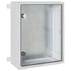 Vidaxl bedieningskast grijs 40 x 24,5 x 50 cm abs kunststof