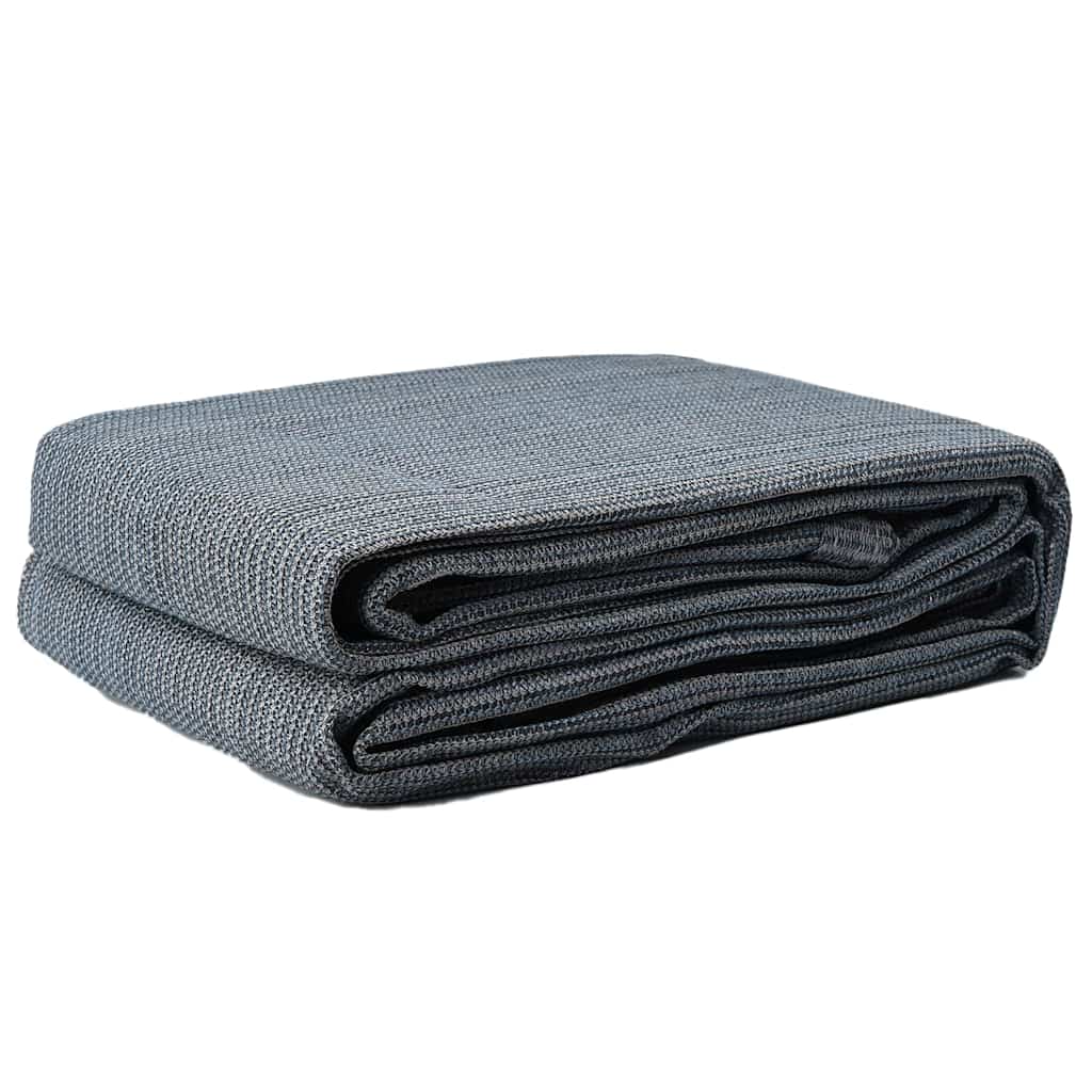 Tappeto per tenda Vidaxxl blu e grigio 500 x 250 cm in polietilene
