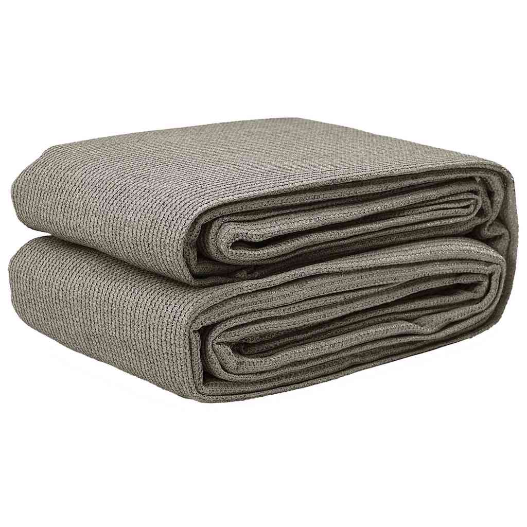 Alfombra de tienda Vidaxl gris claro 200 x 250 cm polietileno