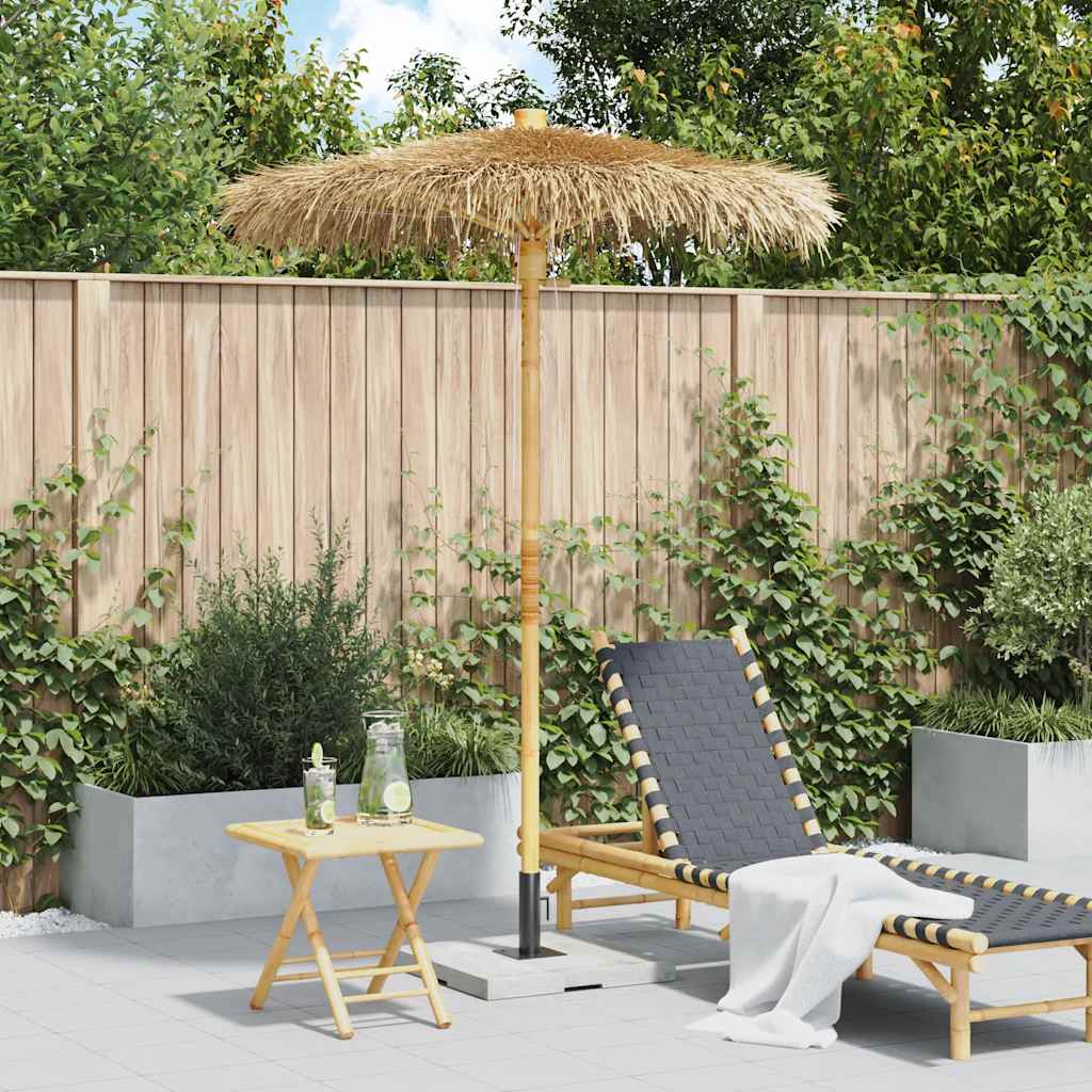 Ombrello VidaXL tiki con zanzariera 150 cm bambù
