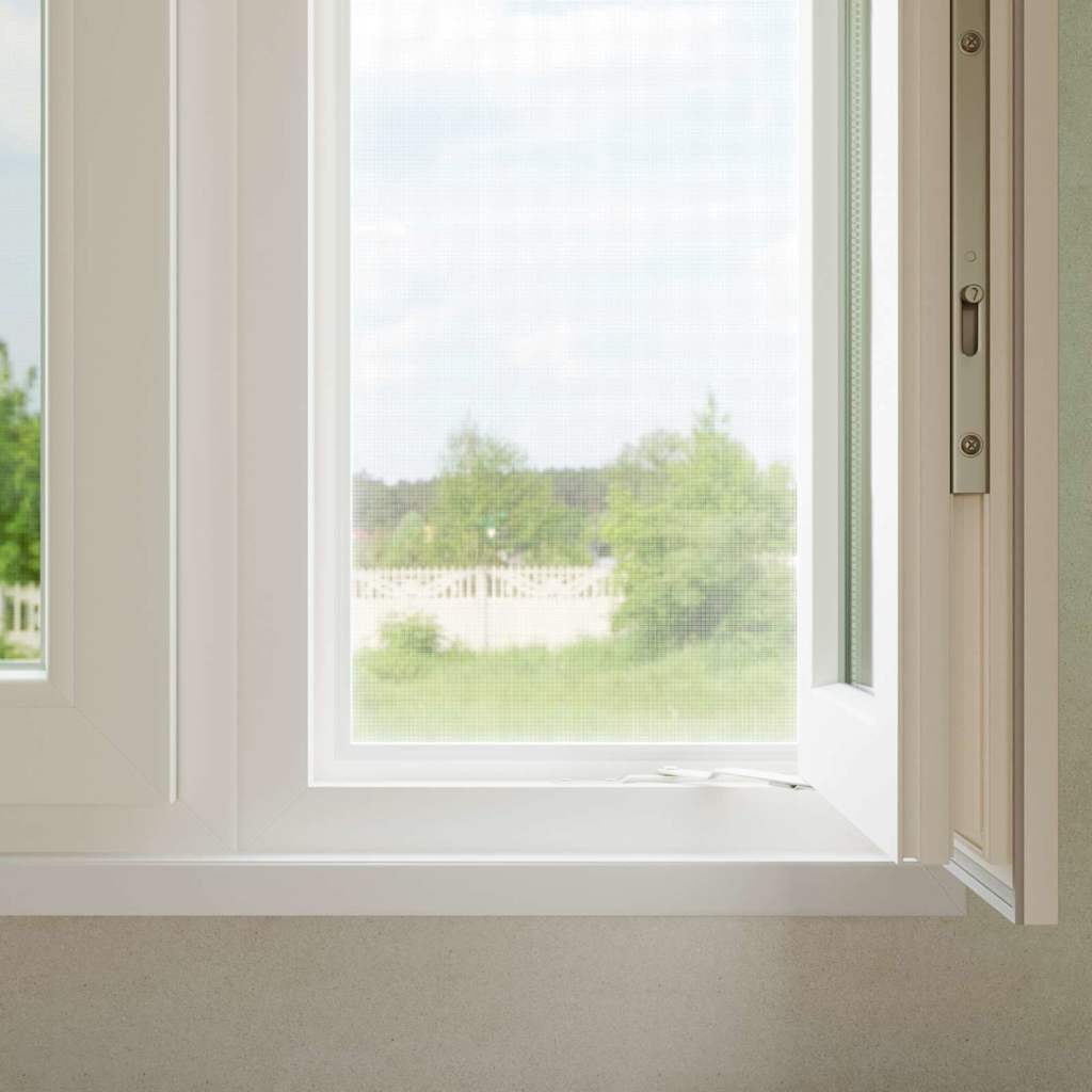 Vidaxl horrengaas wit 60 x 1000 cm glasvezel