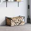 Portalegna Vidaxx 70x43x34,5 cm in acciaio laminato a freddo nero