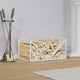 Vidaxx leñero 70x43x34,5 cm acero laminado en frío blanco