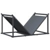Portalegna Vidaxx 70x43x34,5 cm in acciaio laminato a freddo antracite