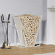 Vidaxx leñero 69,5x35x81 cm acero laminado en frío blanco