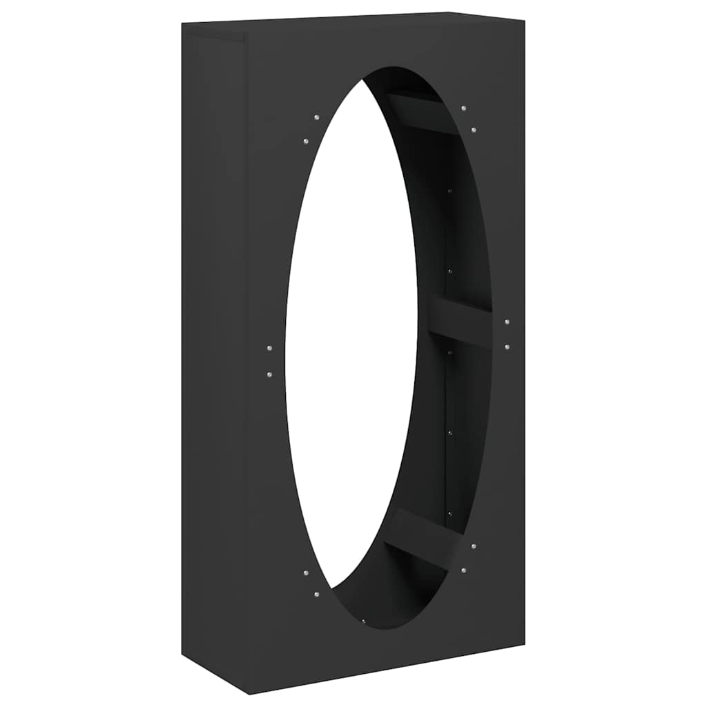 Vidaxx leñero 50x23x100 cm acero laminado en frío negro