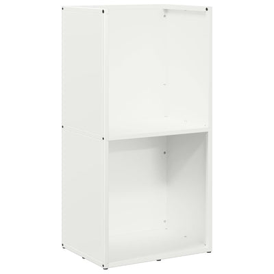 Vidaxx leñero 40x30x80 cm acero laminado en frío blanco