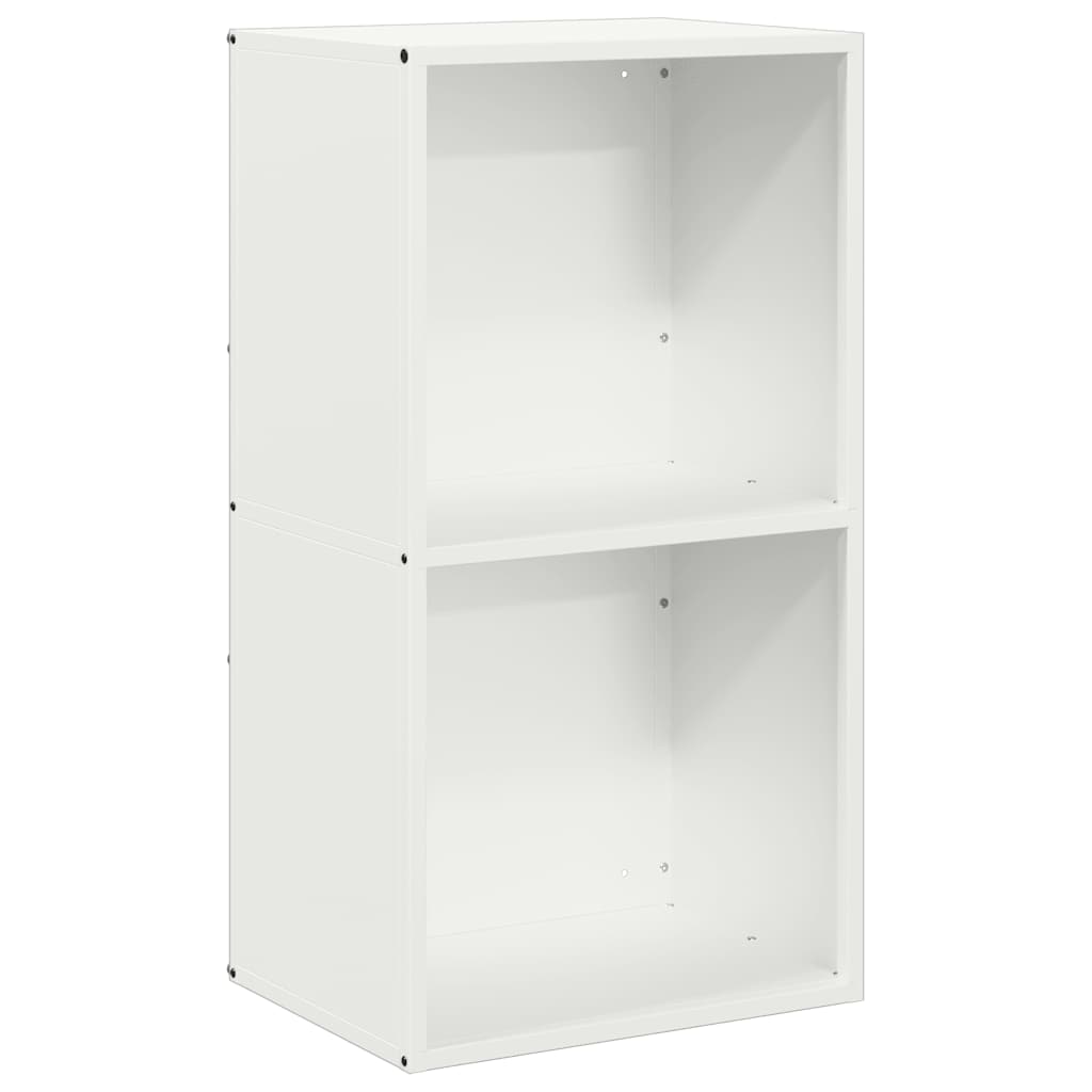 Vidaxx leñero 40x30x75 cm acero laminado en frío blanco