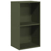 Vidaxx leñero 40x30x75 cm acero laminado en frío verde oliva