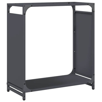 Vidaxl brandhoutrek 60x28x65 cm koudgewalst staal antracietkleurig
