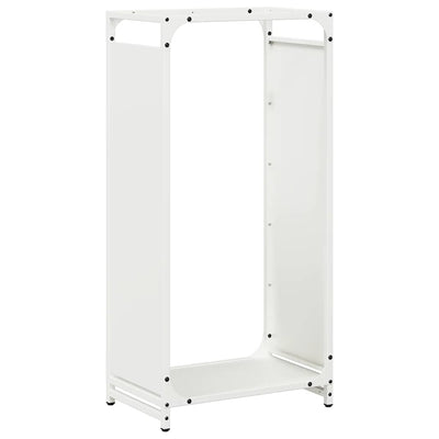 Vidaxl brandhoutrek 44x28x90 cm koudgewalst staal wit