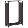 Vidaxl brandhoutrek 60x28x90 cm koudgewalst staal zwart