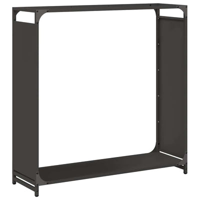 Vidaxl brandhoutrek 90x28x90 cm koudgewalst staal zwart