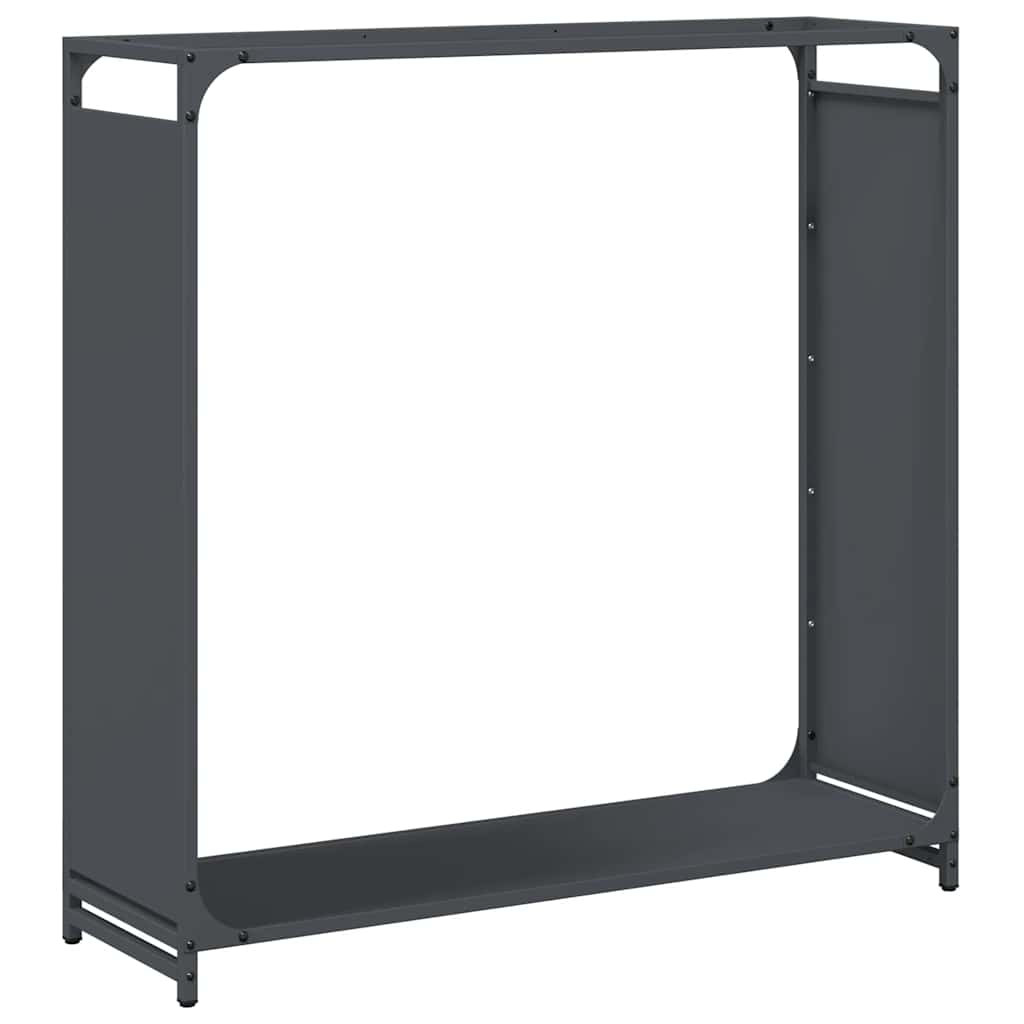 Vidaxl brandhoutrek 90x28x90 cm koudgewalst staal antracietkleurig