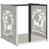 Portalegna Vidaxx 40x40x40 cm in acciaio inox