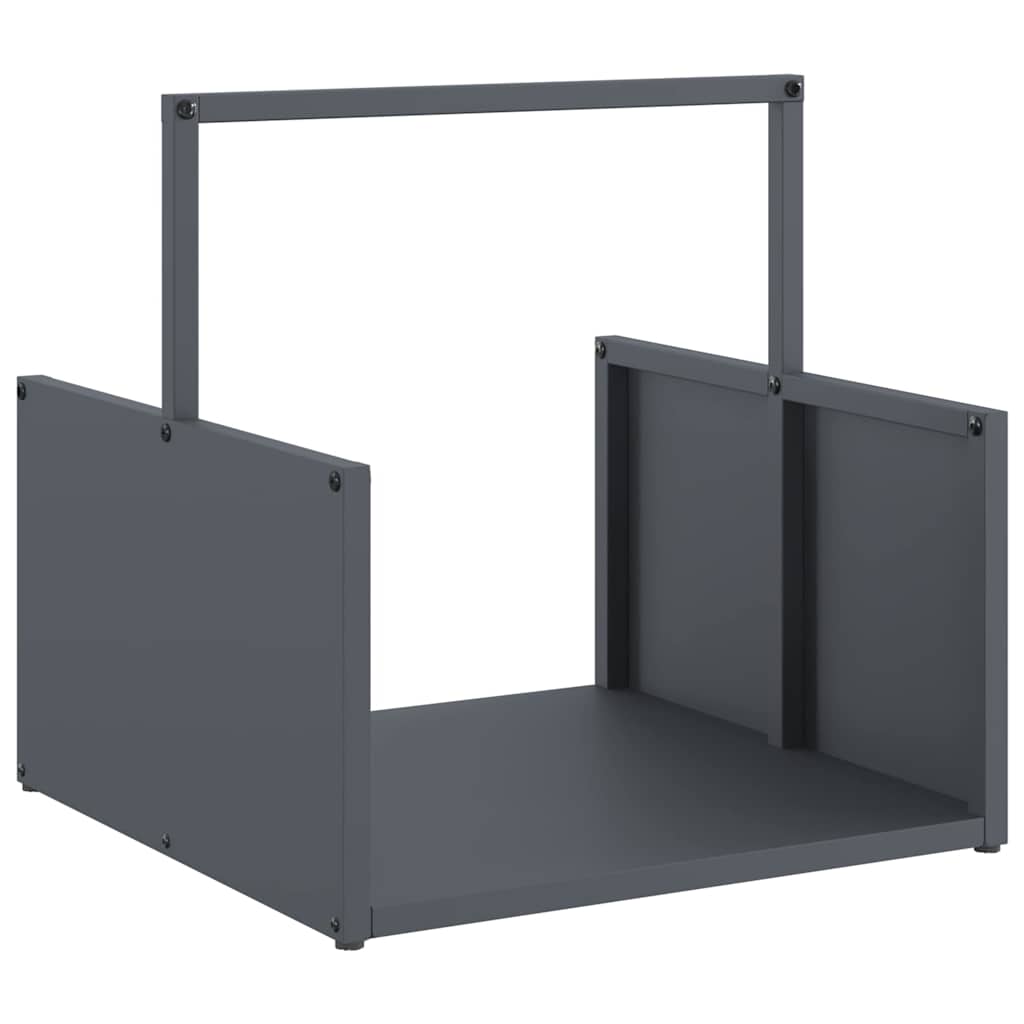 Portalegna Vidaxx 40x40x40 cm in acciaio laminato a freddo antracite