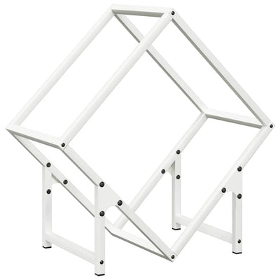 Vidaxl brandhoutrek 50x25x50 cm koudgewalst staal wit