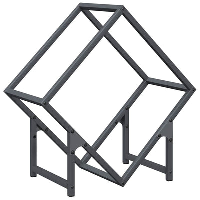 Vidaxl brandhoutrek 50x25x50 cm koudgewalst staal antracietkleurig