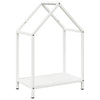 Vidaxx leñero 40x25x60 cm acero laminado en frío blanco