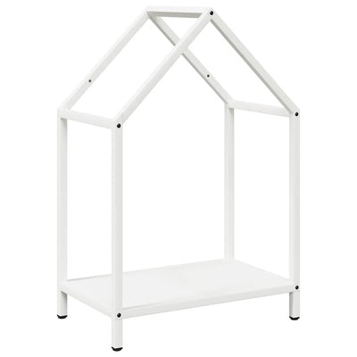 Vidaxx leñero 40x25x60 cm acero laminado en frío blanco