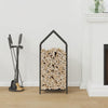 Vidaxx leñero 40x25x90 cm acero laminado en frío negro