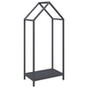 Portalegna VidaXL 40x25x90 cm in acciaio laminato a freddo, antracite